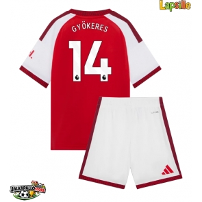 Arsenal Viktor Gyokeres #14 Kotipaita Lapsille 2026-27 Lyhythihainen (+ shortsit)